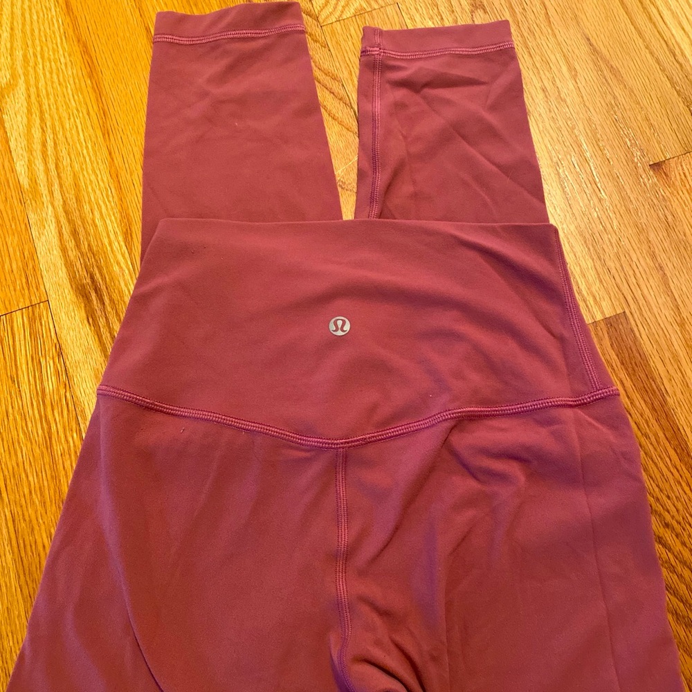 Lululemon align high-rise leggings in pink! Size 4!